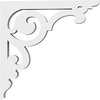 Ekena Millwork Hurley Architectural Grade PVC Bracket, 5/8"W X 6"D X 6"H BKTP01X06X06HU